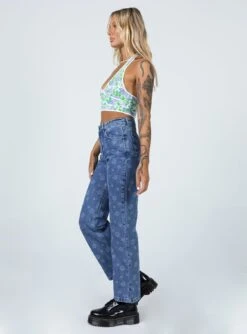 The Ragged Priest Daisy Denim Jeans -Eva Style Shop 3 modelinfo emma leigh us4 2