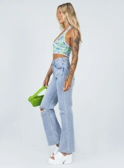 Princess Polly Monaco Denim Jeans -Eva Style Shop 3 modelinfo emma leigh us4 8606ef55 856b 4454 b07c 56feecf9343f