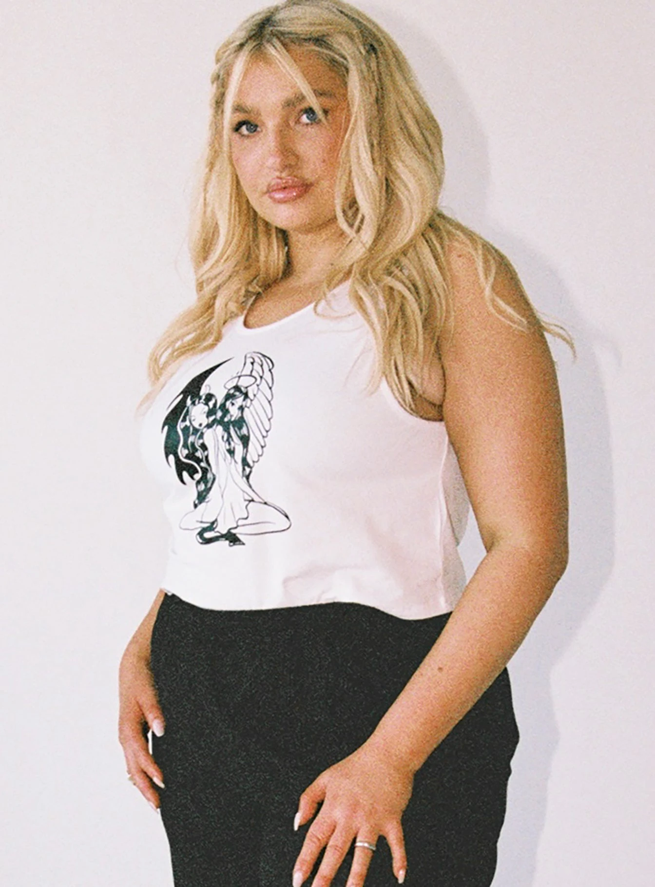 Blizzard Tank Top White Curve 4 Blizzard Tank Top White Curve - Image 2