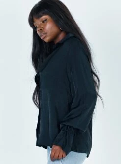 Princess Polly Forbidden Shirt Black -Eva Style Shop 3 0d5b0ea5 b67f 447d abc7 38b05c4d75c6