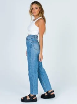 Thrills Paige Jean Trucker Blue -Eva Style Shop 3 899fd8a6 cc5e 44b9 9552 b99637031b21