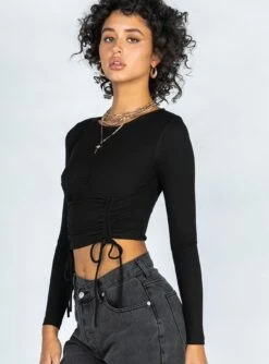 Princess Polly Stormi Long Sleeve Top Black 8 Princess Polly Stormi Long Sleeve Top Black -Eva Style Shop 3 d9cd5e58 e3de 45d8 be7a 85060309b27e