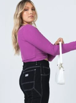 Princess Polly Camberley Long Sleeve Top Purple -Eva Style Shop 3 ea9e3a4f 1ac7 498f 887d 478e31b596d4