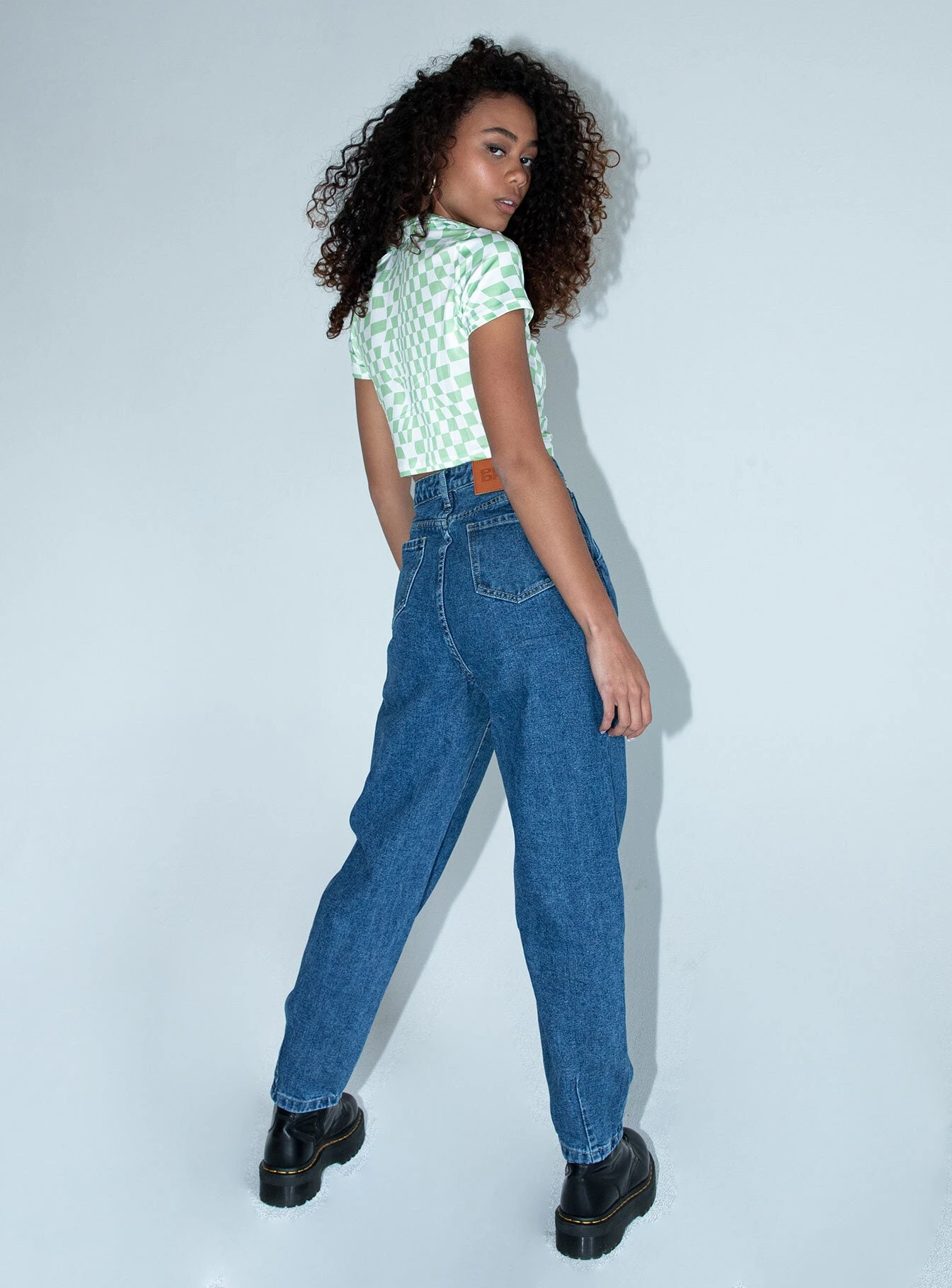 Princess Polly Clinton Balloon Leg Denim Jeans 4 Princess Polly Clinton Balloon Leg Denim Jeans - Image 2