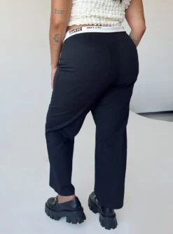 Dava Low Rise Pants Black Curve -Eva Style Shop 4 modelinfo Javi us14 528f9482 76fb 4df2 93d4 0d059af3b924