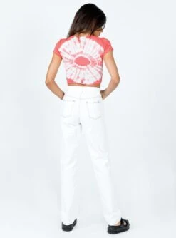 Princess Polly Jadene Pants White -Eva Style Shop 4 modelinfo Jess US2 d36ed90f 5cf8 4763 bda9 ded4e2ddeb07