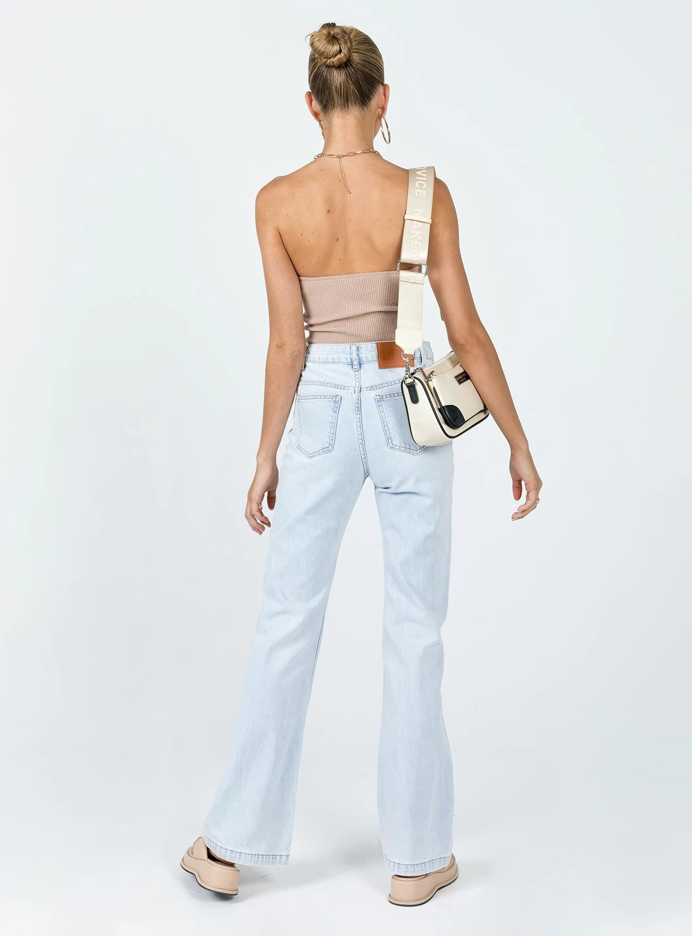 Princess Polly Mostar Bootleg Light Wash Denim Jeans 6 Princess Polly Mostar Bootleg Light Wash Denim Jeans - Image 4