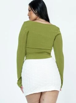 Princess Polly Cadence Mini Skirt White -Eva Style Shop 4 modelinfo alicia us8 ca9b1094 9b70 40c1 8377 797d4446b79d