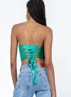 Princess Polly Endless Love Mesh Corset Top Green -Eva Style Shop 4 modelinfo ayaana us2 888f389d 96d3 46a2 a648 66ac8ff5eaf2