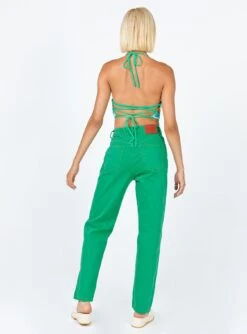 Princess Polly Ocena Denim Jeans Green -Eva Style Shop 4 modelinfo casandra us2 c4c3bbf7 9334 4fcc a06d bbe90c06fcac