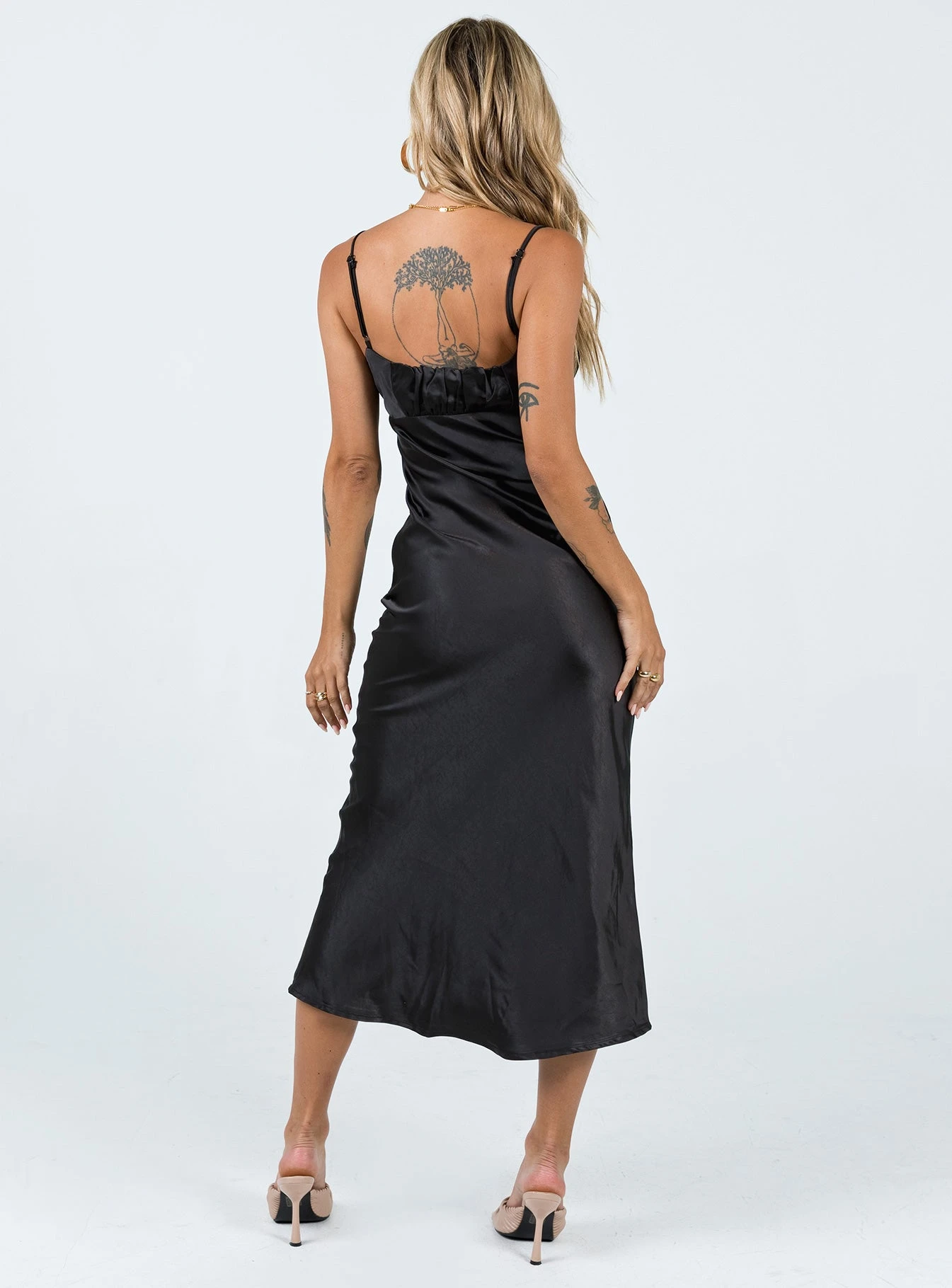 Averie Midi Dress Black 7 Averie Midi Dress Black - Image 5