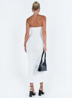 Oscar Midi Dress White Tall 11 Oscar Midi Dress White Tall -Eva Style Shop 4 modelinfo chelsea us6 88bd4637 636d 4e84 b2a7 2f38c5831eca