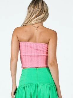 Tayte Strapless Top Pink -Eva Style Shop 4 modelinfo chloe e us2 81fa450c a475 46fc aad4 516e5d0058f2