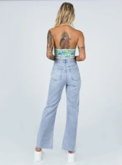 Princess Polly Monaco Denim Jeans -Eva Style Shop 4 modelinfo emma leigh us4 b46c04b5 8108 4774 b42e 0481408c7393
