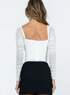 Delany Bodysuit White -Eva Style Shop 4 modelinfo fiona us0 597c63c9 f950 4be5 9f3f af69ab29ac63