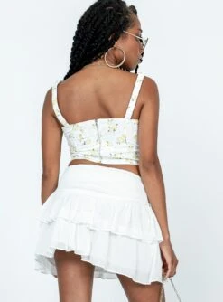 Princess Polly Willo Mini Skirt White 11 Princess Polly Willo Mini Skirt White -Eva Style Shop 4 modelinfo idania us2 ddecbbff d9c1 4d9a b9ac 015e8732673c