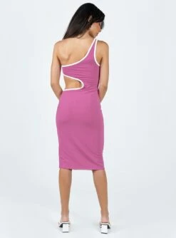 JGR & STN Charlotte Midi Dress Pink -Eva Style Shop 4 modelinfo jess us2 42d52f4e cfa2 42cc 8d85 2219635f6298