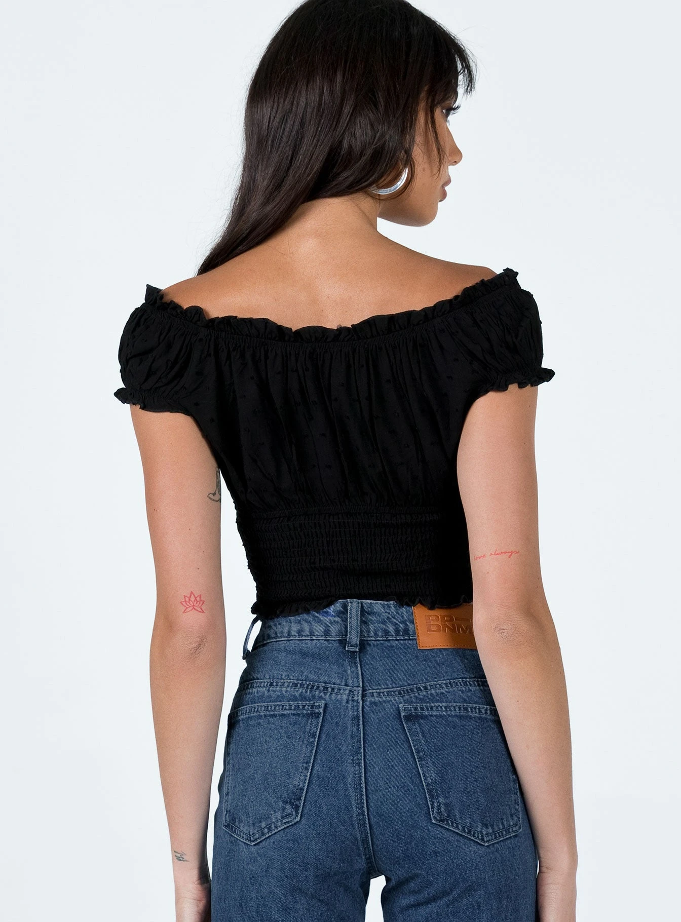 Princess Polly Love Galore Top Black 6 Princess Polly Love Galore Top Black - Image 4