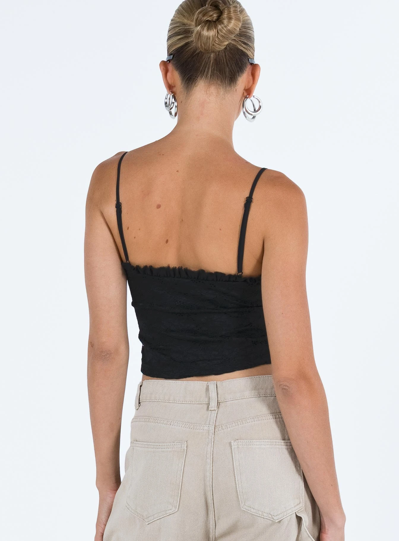 Princess Polly Marloe Top Black 7 Princess Polly Marloe Top Black - Image 5
