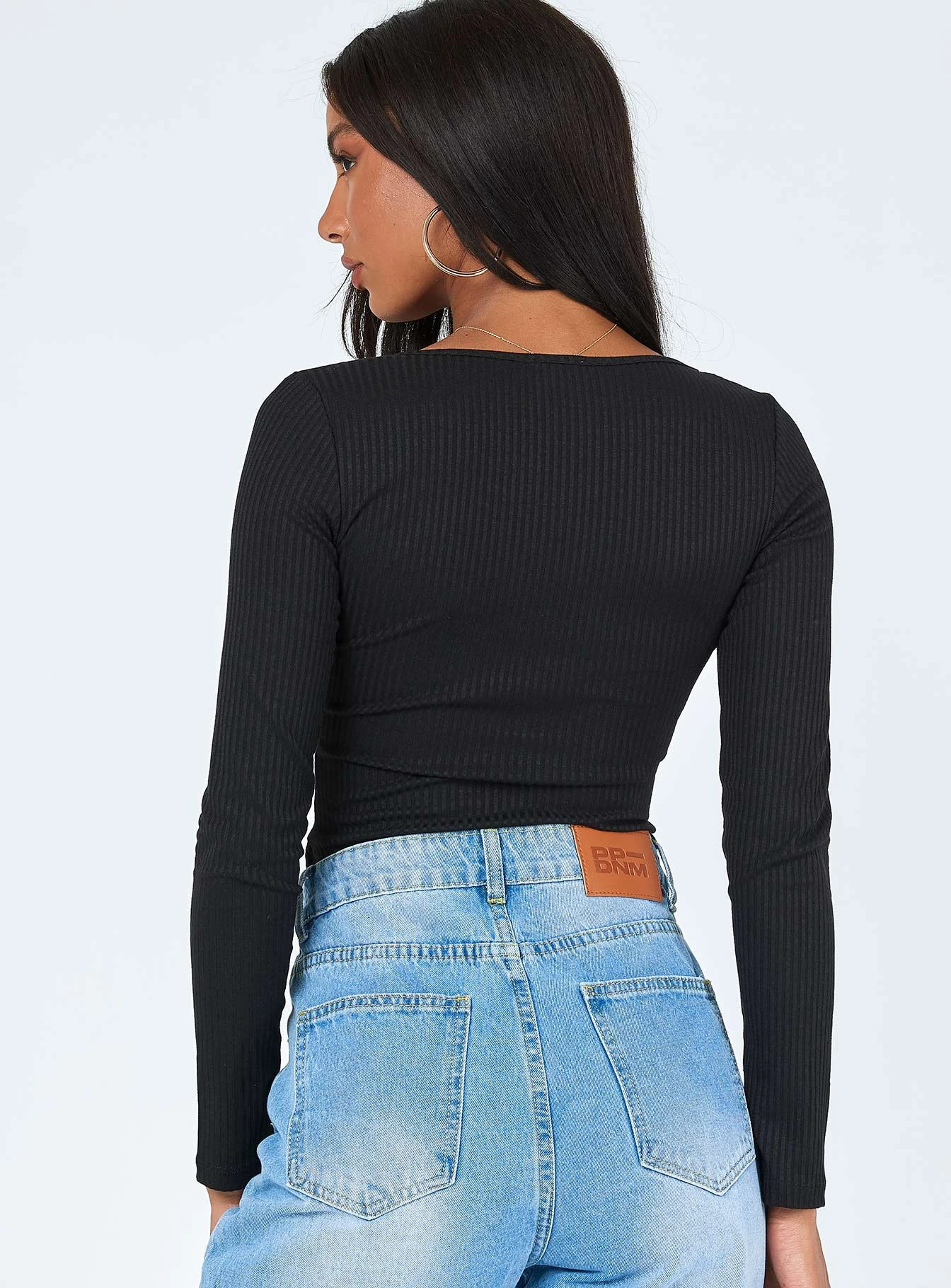 Princess Polly Edith Bodysuit Black 6 Princess Polly Edith Bodysuit Black - Image 4