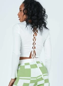 Princess Polly Dayana Long Sleeve Top White -Eva Style Shop 4 modelinfo lyric us2 962a6997 264e 4007 bfe9 3bf521b485d2