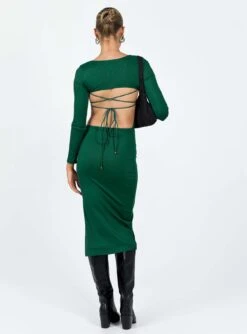 Princess Polly Esplin Long Sleeve Midi Dress Green -Eva Style Shop 4 modelinfo milli us2 8f9e8f1d 20c6 4715 ad89 56aaf3c4e61f