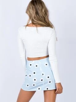 Princess Polly Shelly Mini Skirt Blue 27 Princess Polly Shelly Mini Skirt Blue -Eva Style Shop 4 124 111
