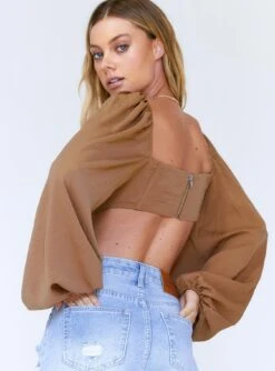 Princess Polly Melanie Long Sleeve Top Brown 9 Princess Polly Melanie Long Sleeve Top Brown -Eva Style Shop 4 4860dd8c ae5f 4e30 af7f cb74eb3023ed