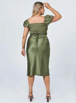 Princess Polly Nakita Midi Dress Khaki 12 Princess Polly Nakita Midi Dress Khaki -Eva Style Shop 4 50a6699e ea78 4c61 959e dc21a8092737