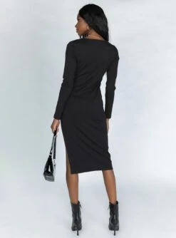 Don't Blame Me Long Sleeve Midi Dress Black 9 Don't Blame Me Long Sleeve Midi Dress Black -Eva Style Shop 4 96ae1f83 2483 4d86 90d2 9d146bf5c1da