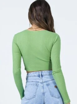 Princess Polly Connie Top Green -Eva Style Shop 4 dbf4a8d2 c729 414e 9a72 fe134b412c99