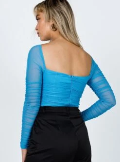 Princess Polly Delany Bodysuit Blue -Eva Style Shop 4 f759d890 347a 4a4c 9284 d0053d989c60