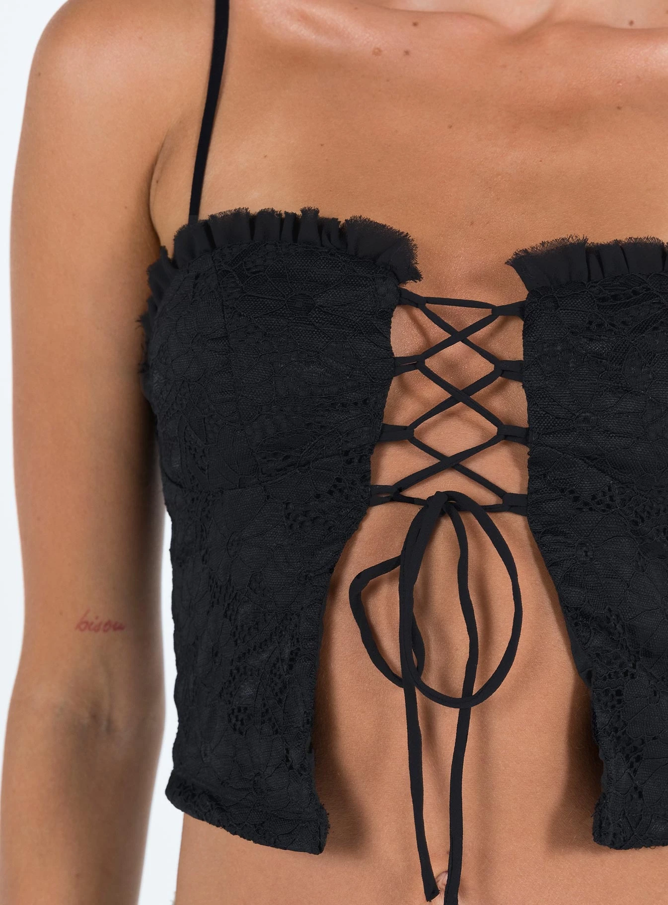 Princess Polly Marloe Top Black 8 Princess Polly Marloe Top Black - Image 6