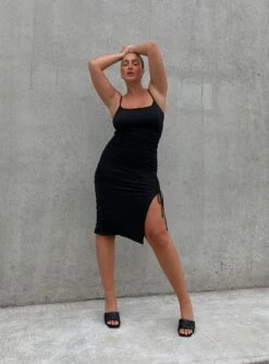 Adalee Midi Dress Black -Eva Style Shop ADALEE MIDI DRESS BLACK THE LEIGH HEELS BLACK 2c64871f abb0 4959 b4df 37fddbbd7a65