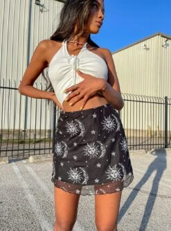 Princess Polly Moon Walker Mini Skirt