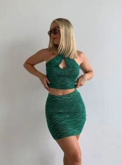 Princess Polly Nora Knit Set Green