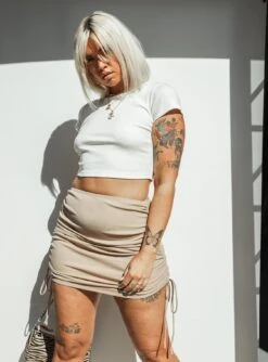 Princess Polly Hayley Mini Skirt -Eva Style Shop Polly 06.07.20 Tegan 7255