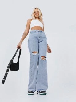 Princess Polly Prague Oversized Denim Jeans -Eva Style Shop Prague Oversized Denim Jeans 5 copy