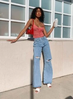 Princess Polly Prague Oversized Denim Jeans -Eva Style Shop Prague Oversized Denim Jeans f27b4c68 836b 4a64 aeea 01efb60c3bd4