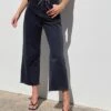 Princess Polly Ruby Cropped Jean Black Denim -Eva Style Shop RUBY CROPPED JEAN BLACK DENIM