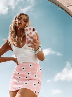 Princess Polly Shelly Mini Skirt Pink