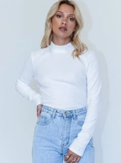 Manny Bodysuit White