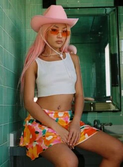 Princess Polly Viviene Tie Sarong Mini Skirt Floral -Eva Style Shop Viviene Tie Sarong Mini Skirt Floral 2