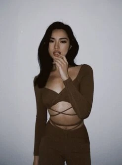 Princess Polly Sabrina Set Brown